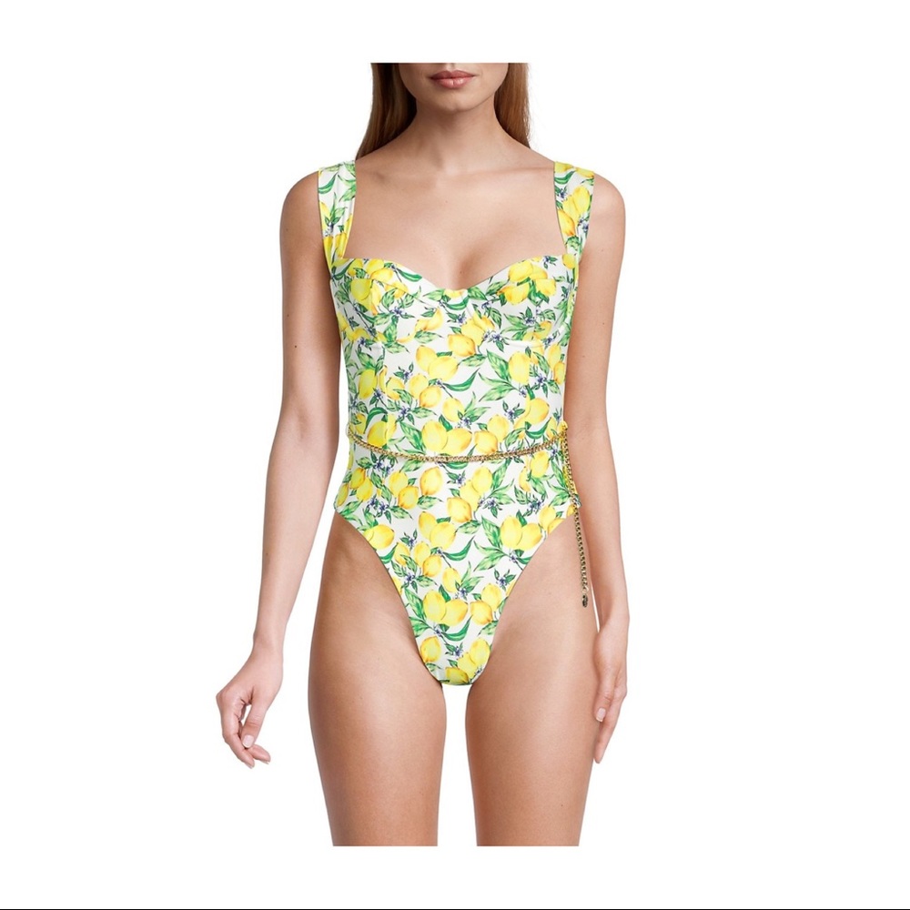 WeWoreWhat🍋Danielle Lemon One-Piece Swimsuit